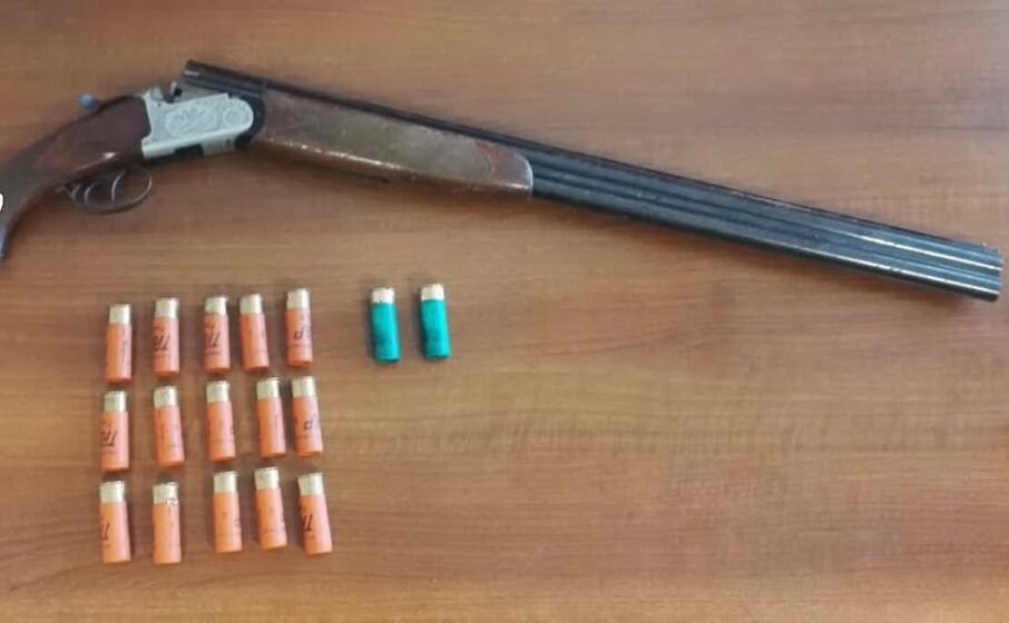 fucile e munizioni posti sotto sequestro (carabinieri nuoro)