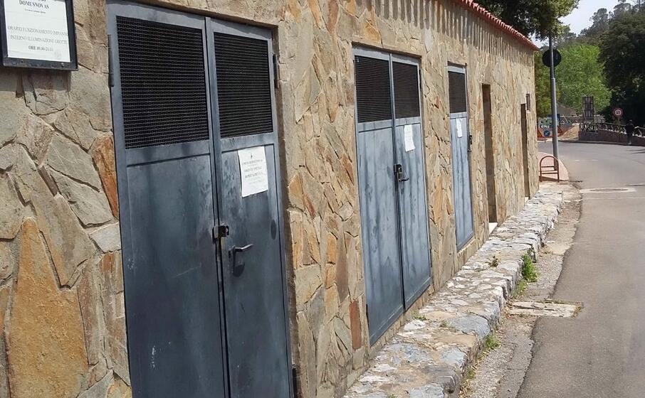 la cabina sorgente che alimenta il paese (foto l unione sarda farris)