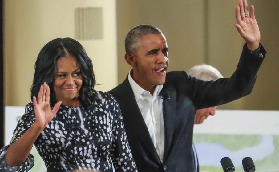 michelle e barack obama (ansa)