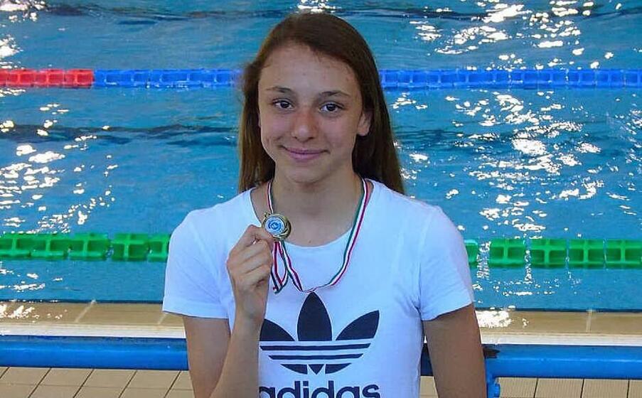 alice maggioni la pi giovane nuotatrice della paattuglia sarda in gara al trofeo sette colli (foto l unione sarda fornasier)