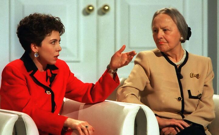 nilde iotti con irene pivetti