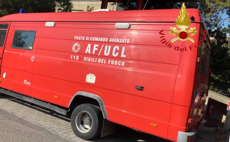 l intervento dei vigili del fuoco (l unione sarda sanna)