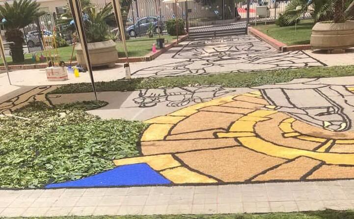 pirri torna l infiorata trionfo di odori e colori