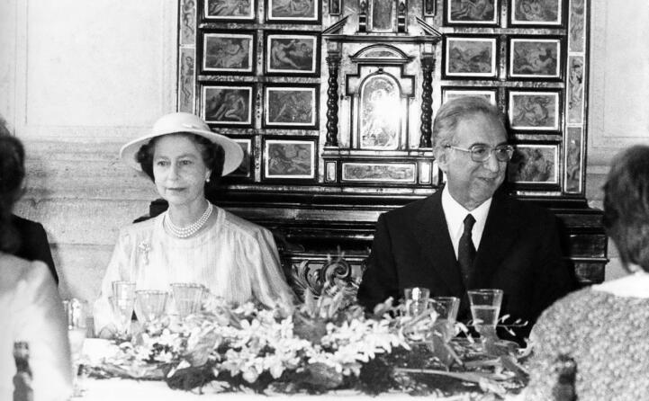 con la regina elisabetta