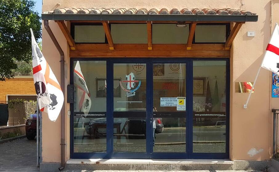 la sede dell associazione (foto inviata dal grazia deledda )