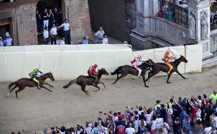 un momento della corsa