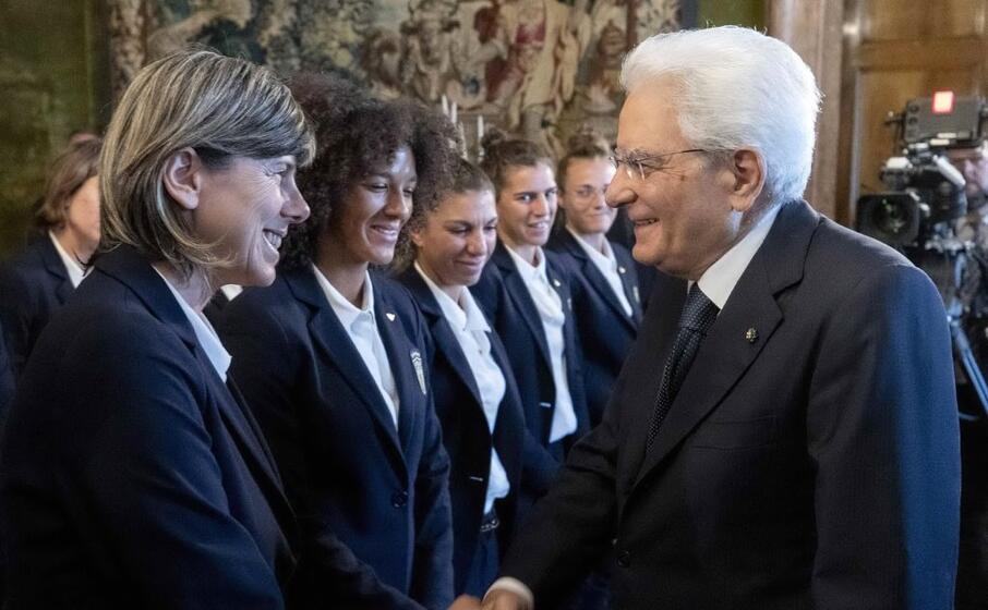 il capo di stato ha incontrato la rosa del mondiale