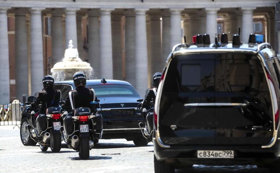 il leader russo a roma