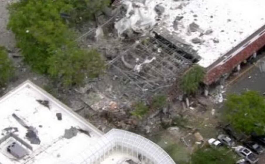 il luogo dell esplosione (immagine da cnn)