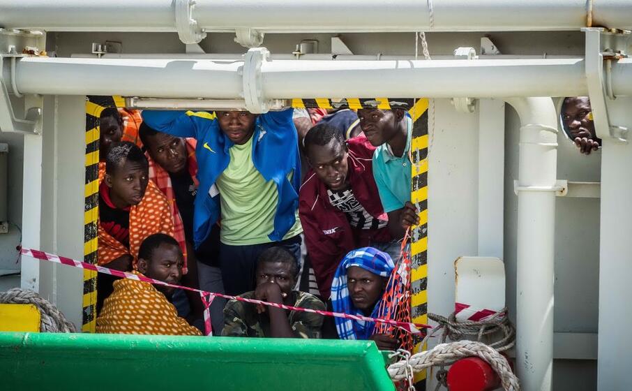migranti in libia (ansa)