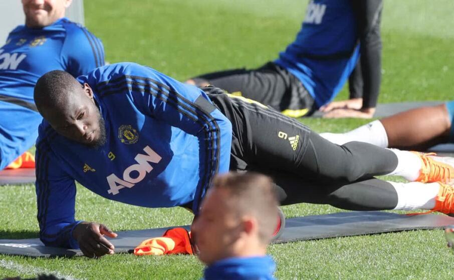 lukaku in australia con lo united (ansa)