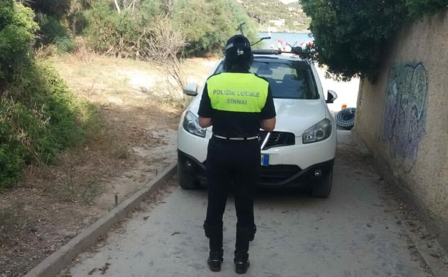 multe a solanas (foto l unione sarda serreli)