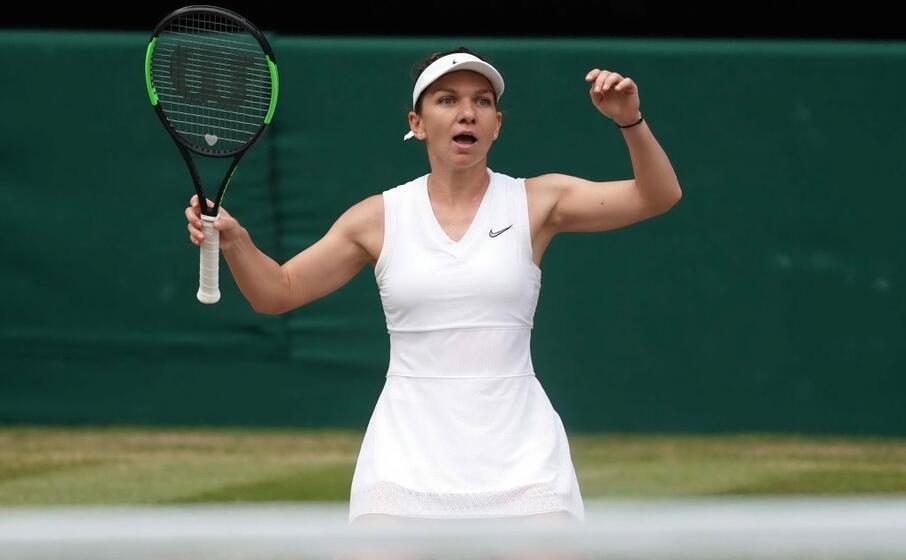 la gioia di simona halep (ansa)