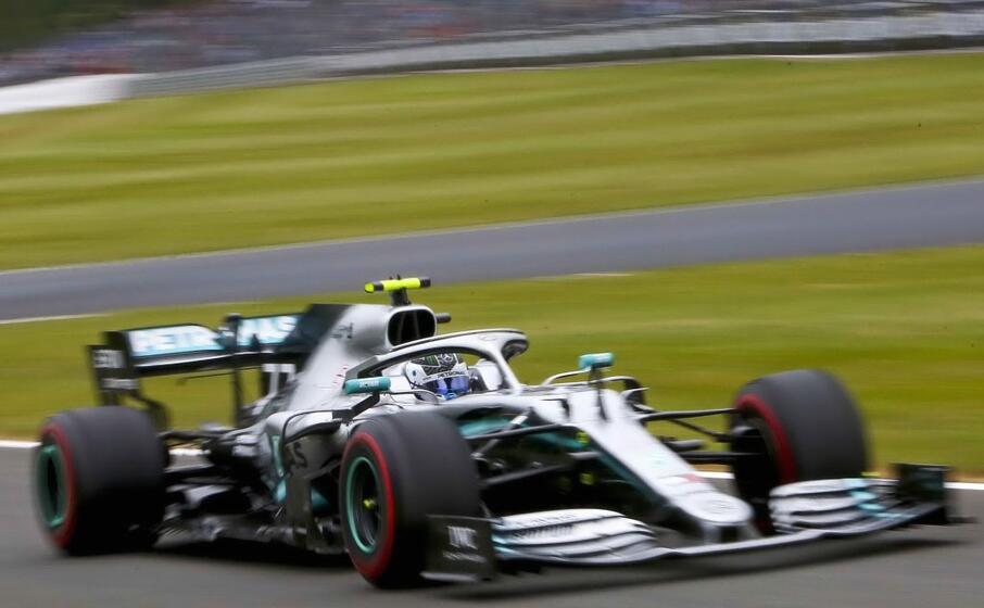 la mercedes di bottas (ansa)