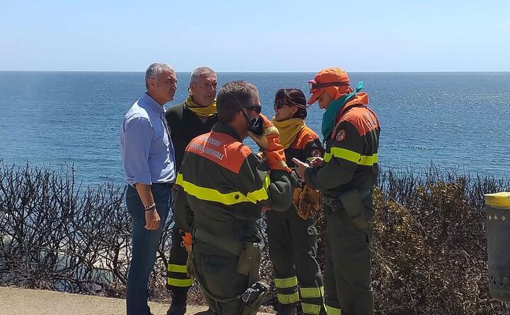 alghero il sopralluogo del sindaco conoci a fertilia (foto ufficio stampa)