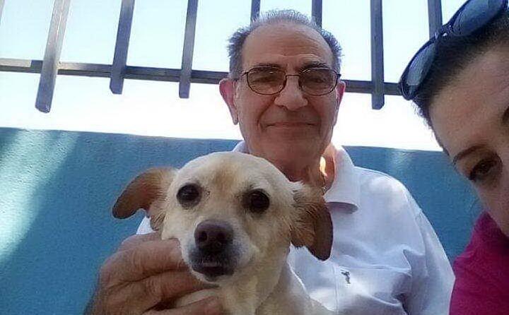 da francesca burranca domusnovas la mia cagnolina lilla con mio padre giovanni