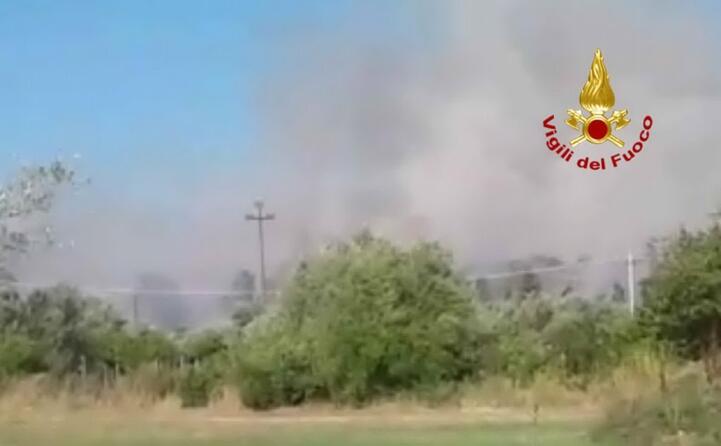 fiamme a sant isidoro (quartucciu)