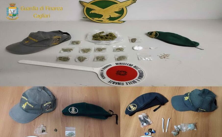 le dosi sequestrate (foto guardia di finanza)