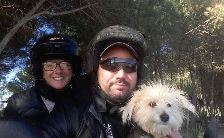 renato maddalena e la cagnolina penelope barisardo
