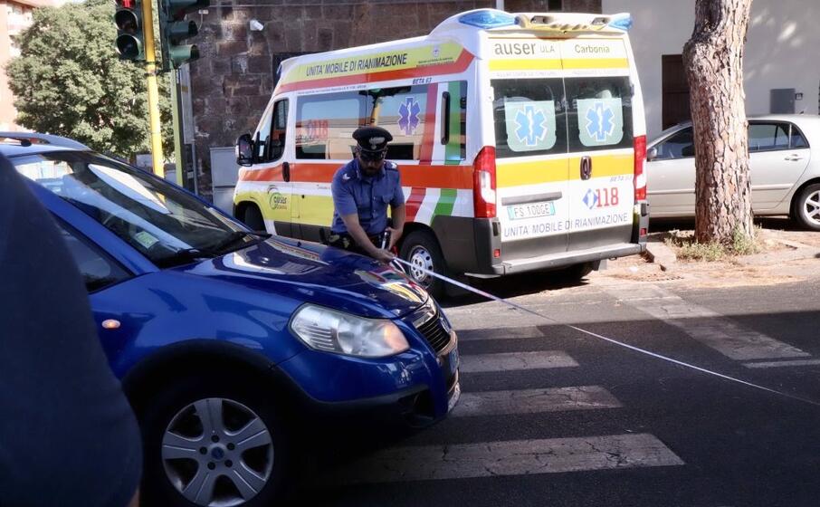 i rilievi dei carabinieri (foto l unione sarda murru)