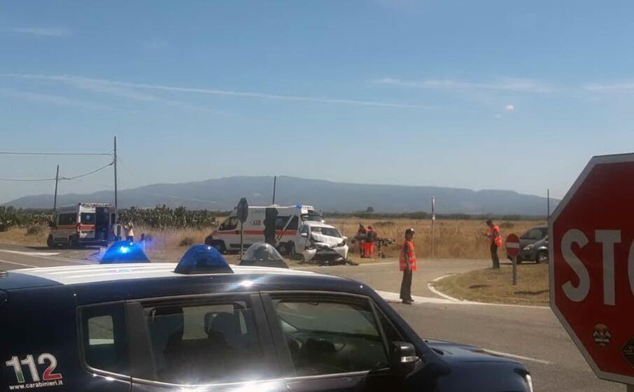il luogo dell incidente (foto l unione sarda pintori)
