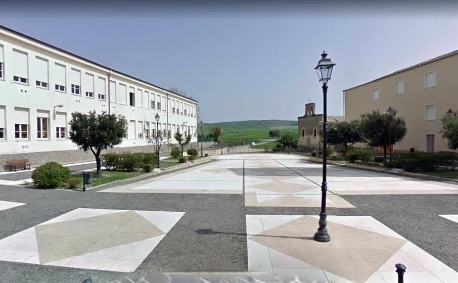 la piazza di villamar che ospiter la manifestazione pugilistica (foto l unione sarda pintori)