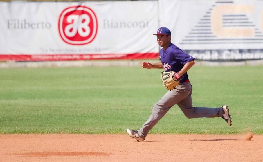 kleyvert rodriguez cueto del cagliari baseball (foto claudio acquafresca)