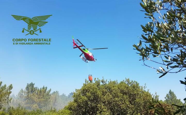 richiesti due canadair da alghero