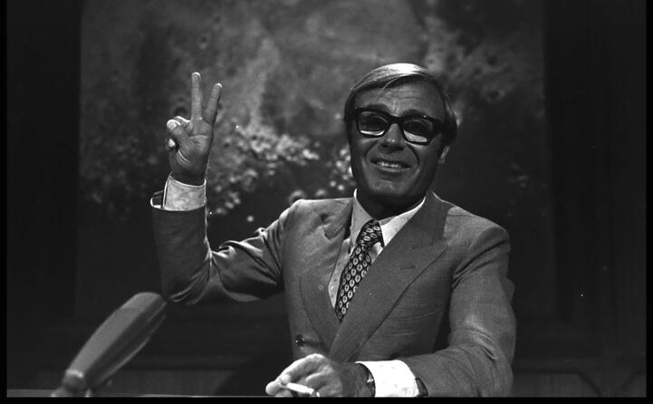 tito stagno cagliaritano ha condotto la diretta tv in italia