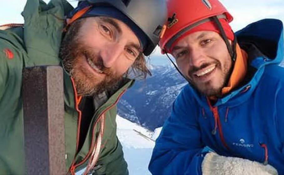 francesco cassardo a destra e cala cimenti (foto facebook)