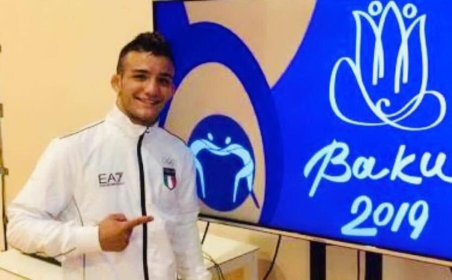 simone piroddu vincitore dell oro a baku (foto concessa)