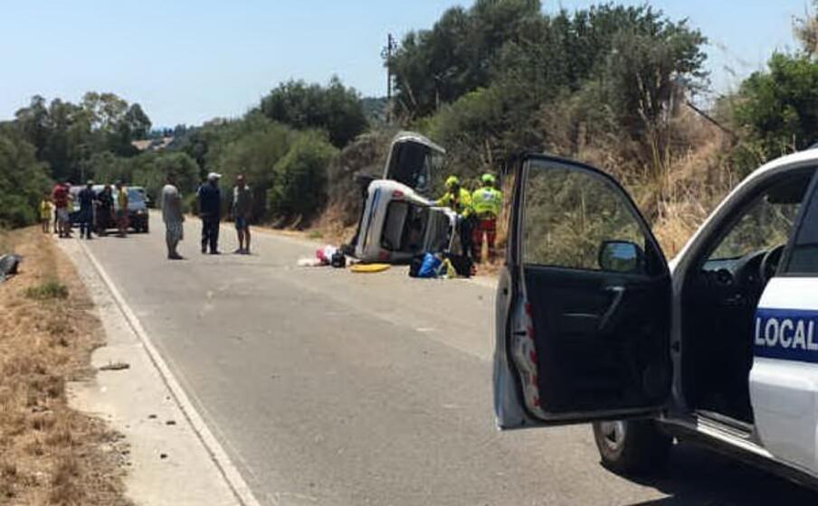 un immagine dal luogo dell incidente (foto ivan murgana)
