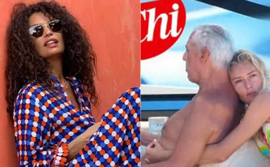 da sinistra afef tronchetti provera e la modella russa