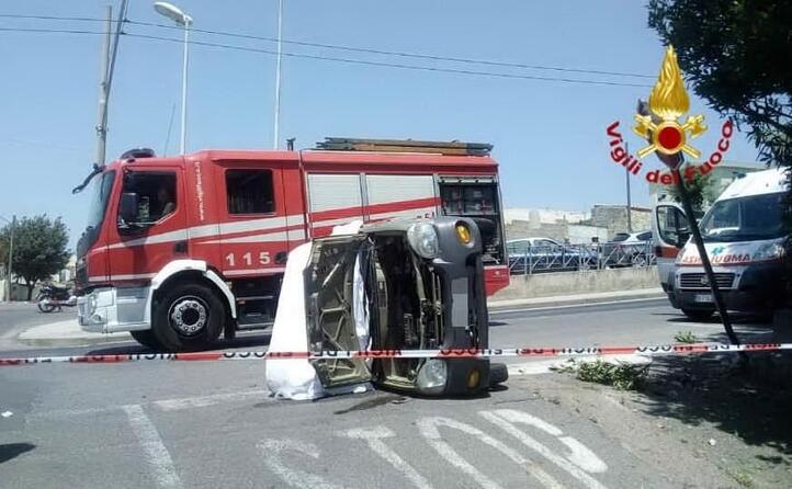 l incidente in via cinquini a cagliari