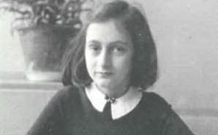 anna frank da ragazza