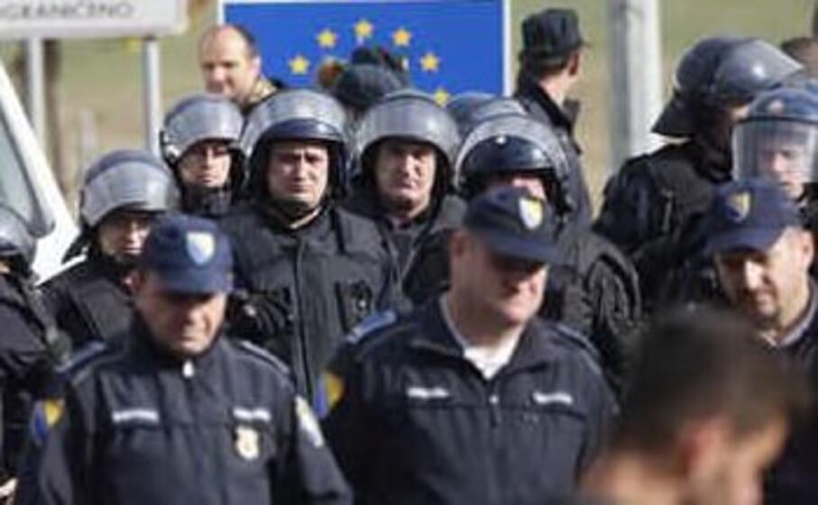 la polizia croata (ansa)