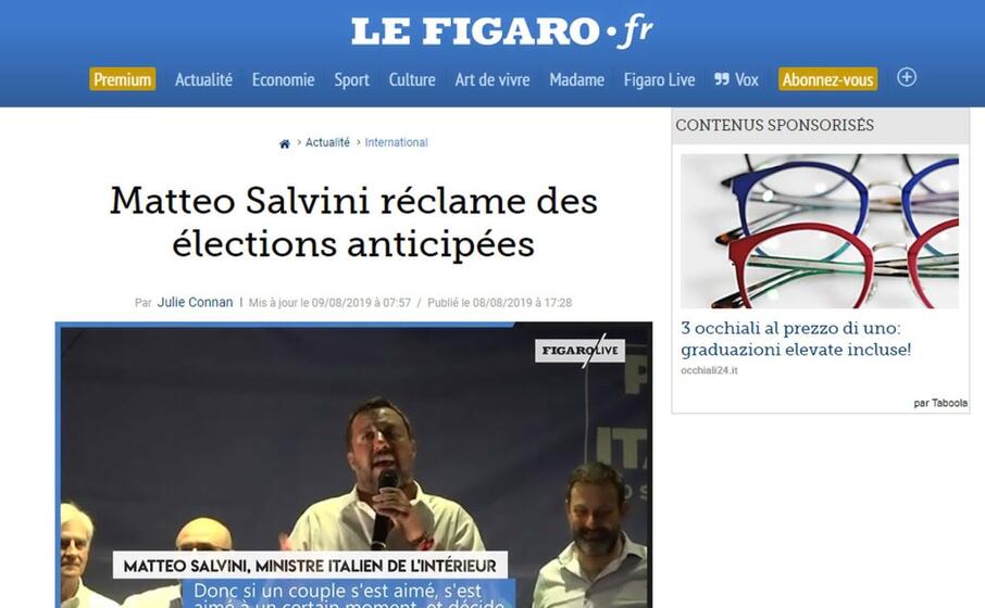 anche le figaro segue il titolo di lib ration