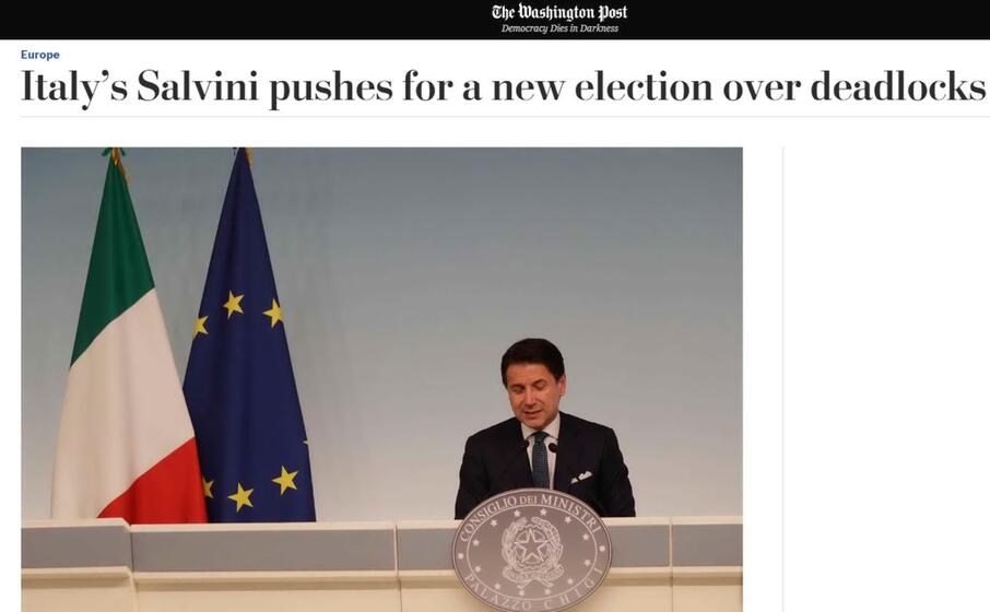 salvini spinge per nuove elezioni il washington post