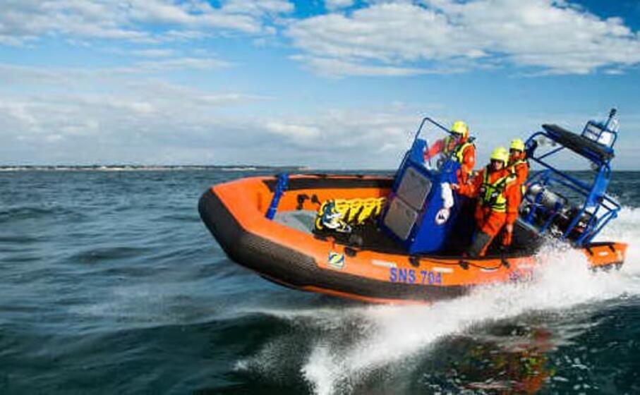 foto sauveteurs en mer