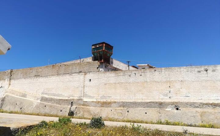 una torre di controllo del carcere di massima sicurezza