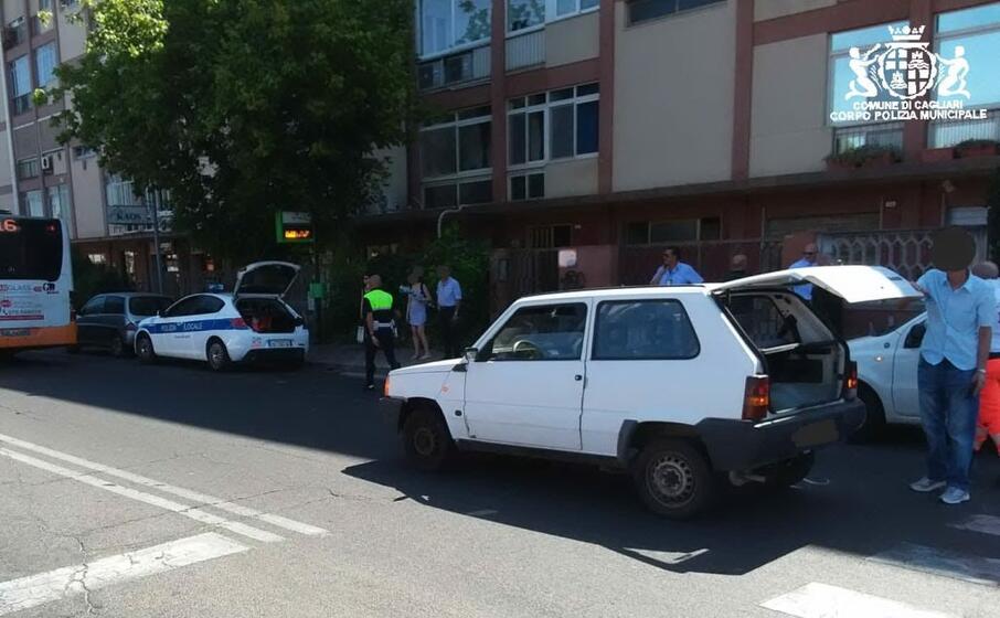 il luogo dell investimento (foto polizia municipale)