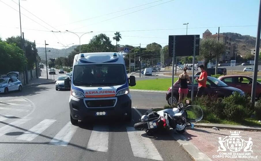 l incidente (foto polizia municipale)