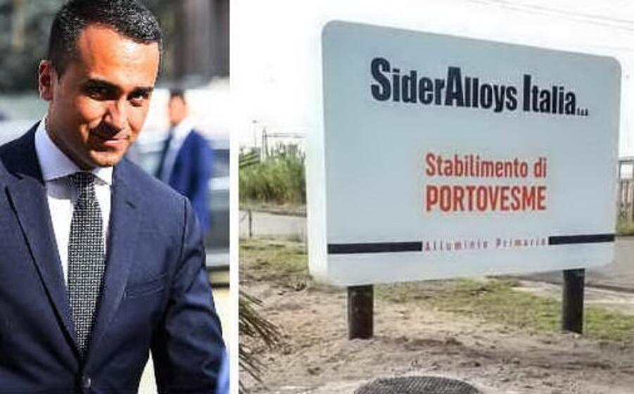 luigi di maio e lo stabilimento di portovesme
