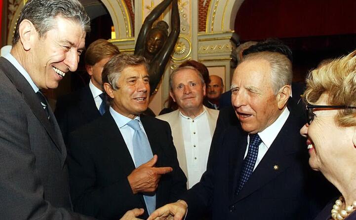 con giacomo agostini e carlo azeglio ciampi