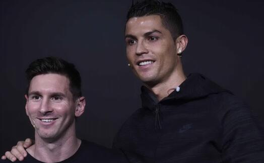 lionel messi e cristiano ronaldo (ansa)