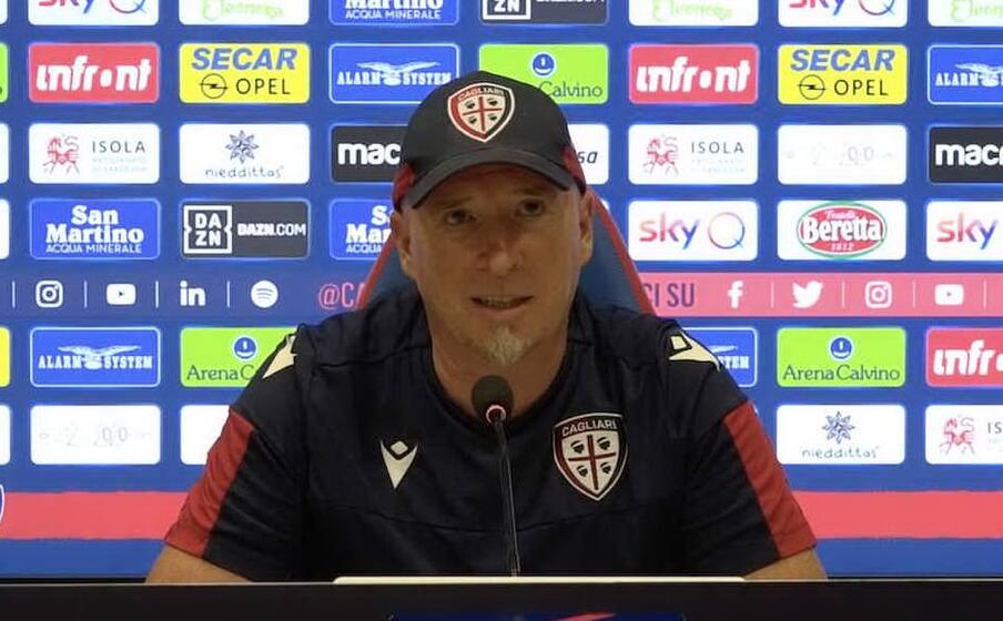 l allenatore del cagliari rolando maran (foto twitter)