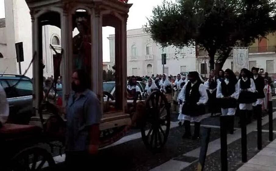 il corteo (foto l unione sarda serreli)