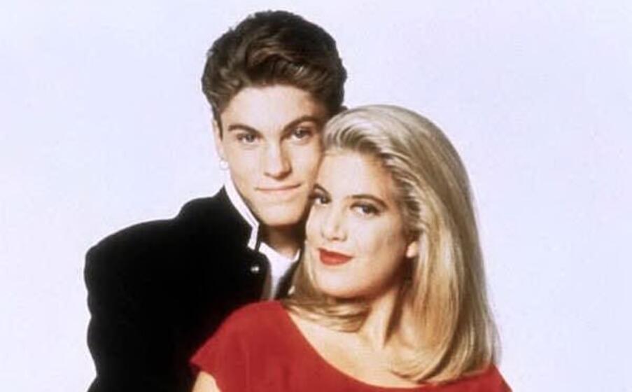 i due attori nei panni di david e donna