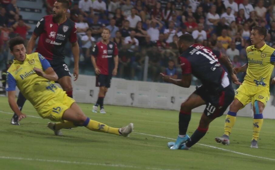 il gol di joao pedro contro il chievo (l unione sarda murru)