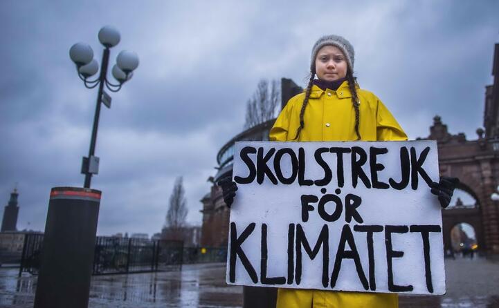 accaddeoggi 20 agosto 2018 comincia la protesta silenziosa di greta thunberg contro il cambiamento climatico